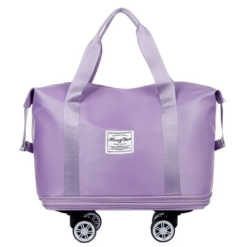 Universal Wheel Expandable Travel Bag with Large Capacity and Dry-Wet Separation