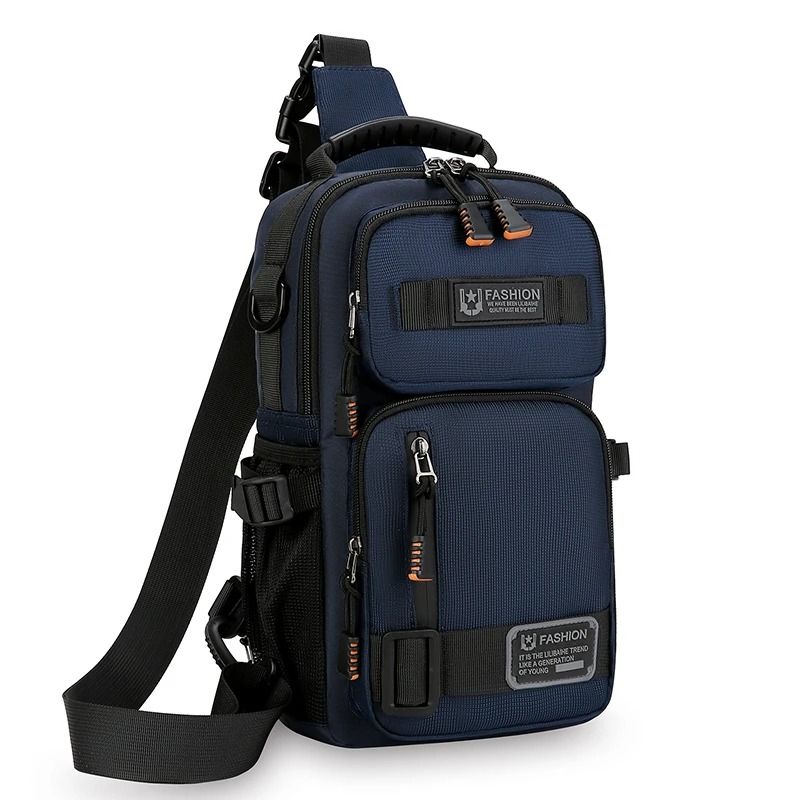 Mens Oxford Chest and Waist Crossbody Bag with Adjustable Strap
