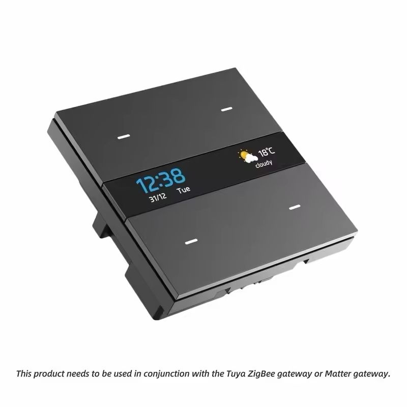 Smart Switch with Zigbee Hub HD Display and Programmable Keys