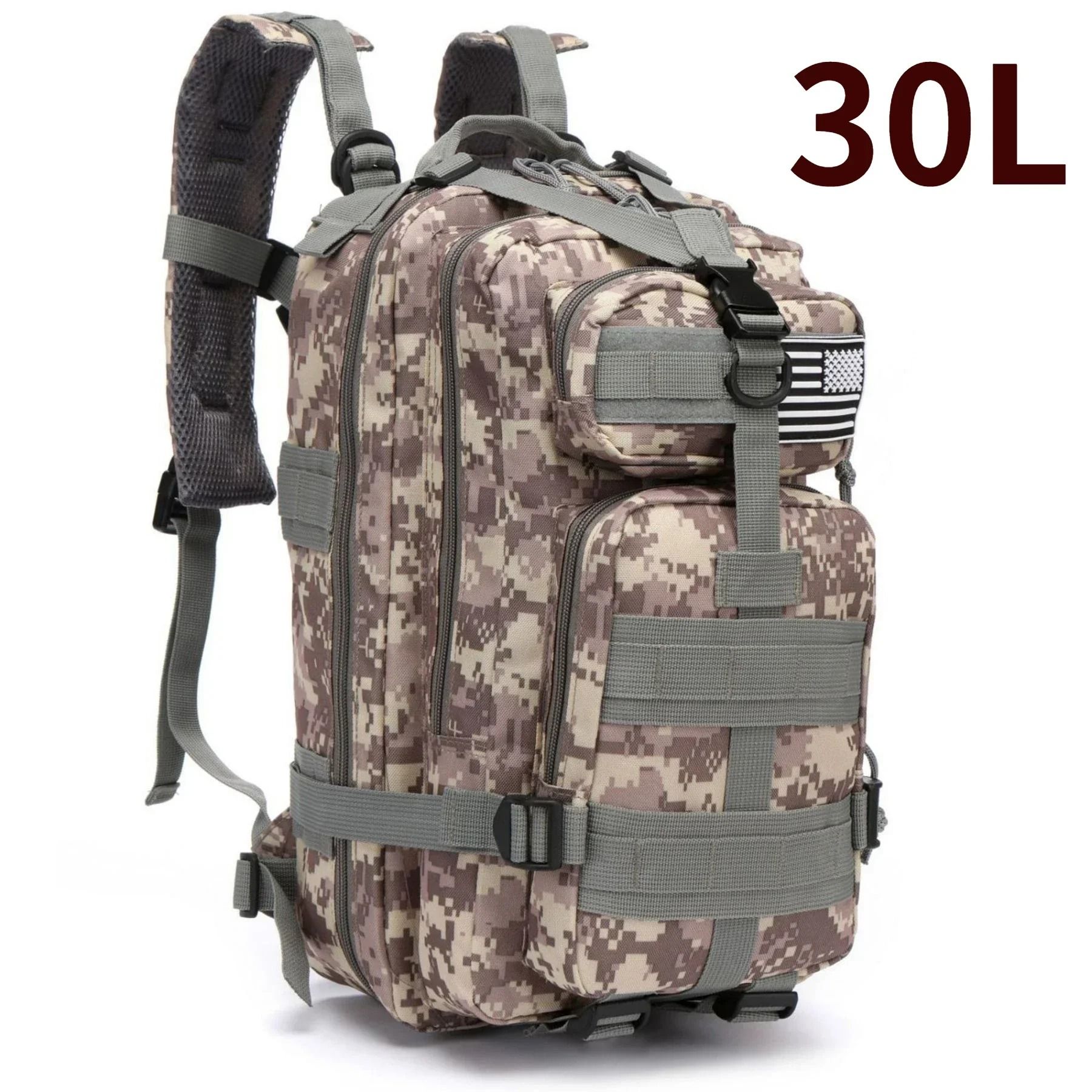 30L 50L Waterproof Tactical Backpack for Hiking Camping and Outdoor Sports