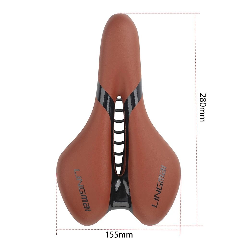 Waterproof Bicycle Saddle Soft Shock Absorbing Cushion Seat for Mountain and Road Bikes