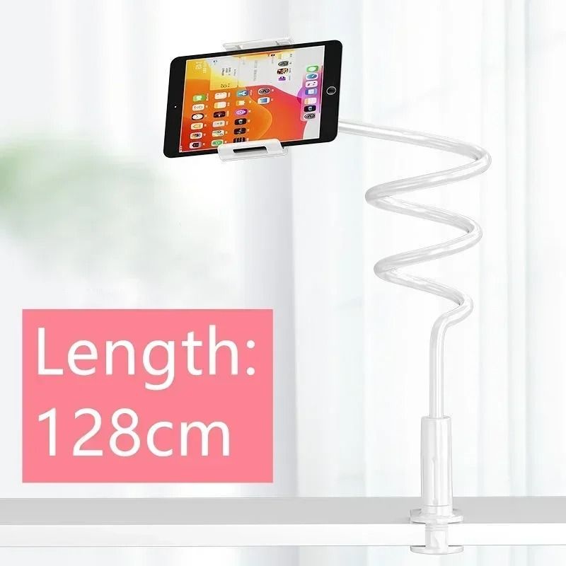 50.4 Inch Flexible Phone Holder Stand Long Arm Clamp Mount for Bed Desk Car