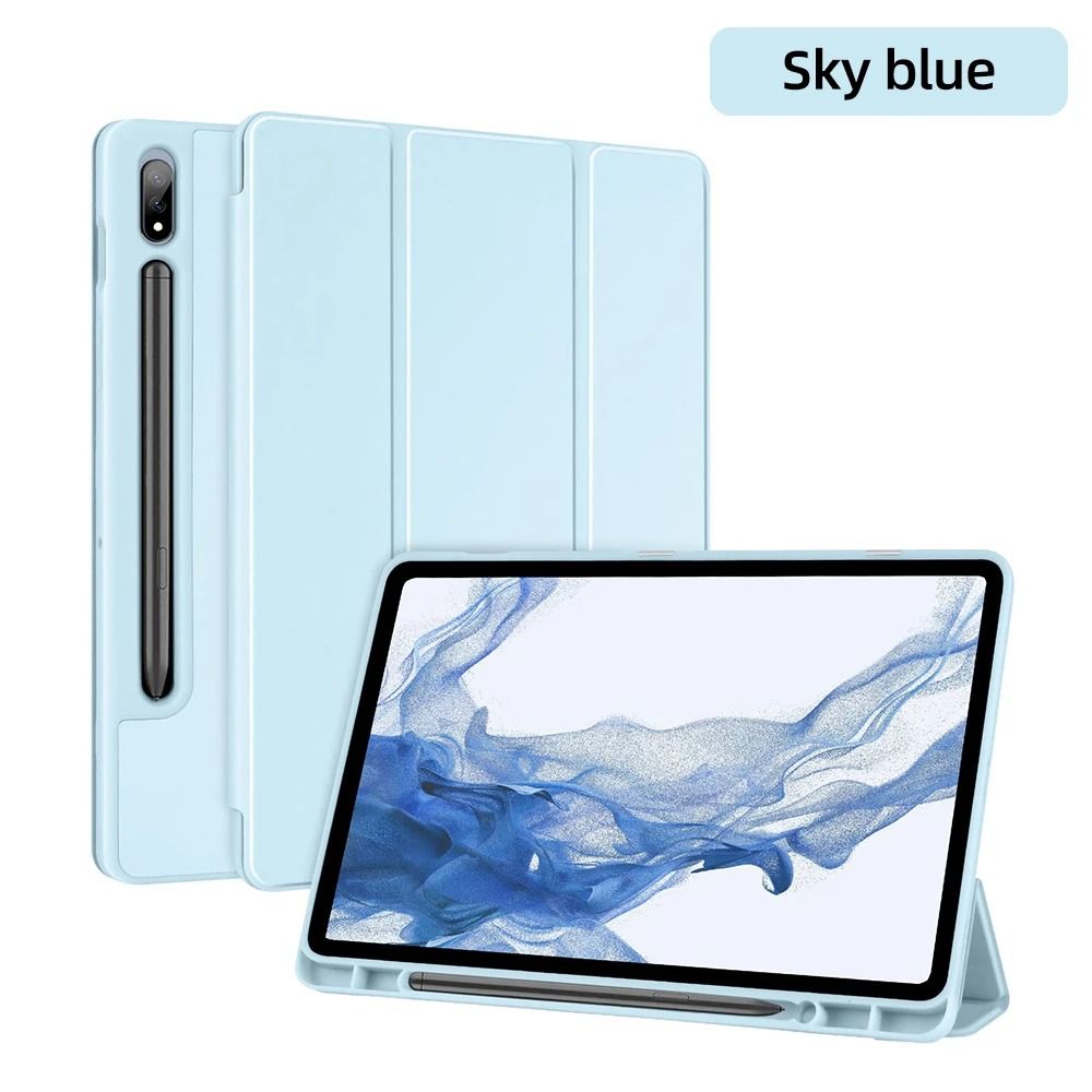 Tablet Case with Pen Slot for Samsung Galaxy Tab S8 Ultra 14.6 S8 Plus S7 Plus S7 FE 12.4 S7 S8 11 S6 Lite 10.4