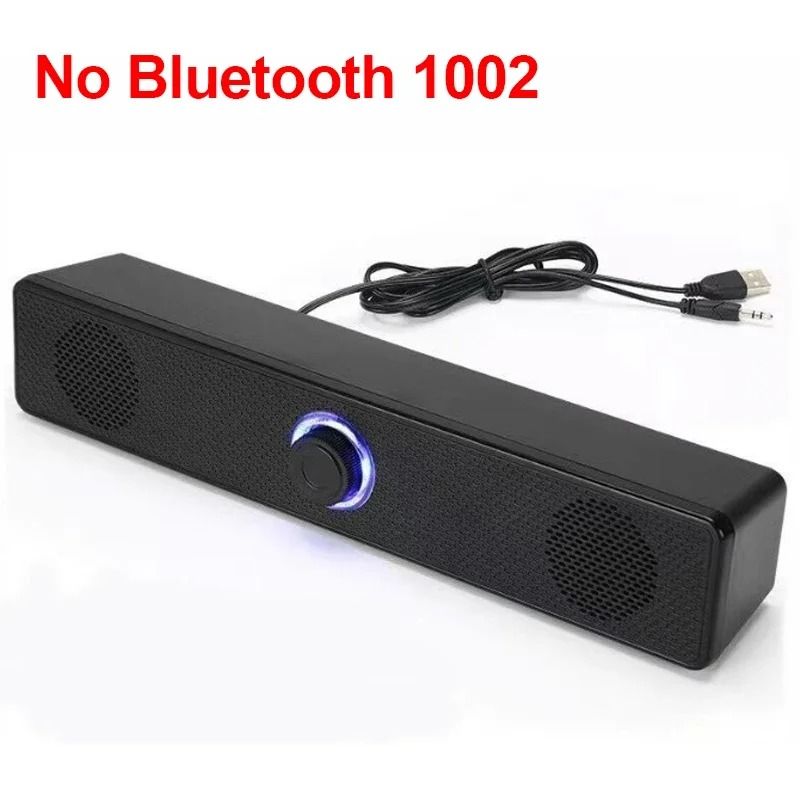 PC Soundbar Wired and Wireless Bluetooth Speaker USB Powered Surround Audio System for TV Laptop and Gaming