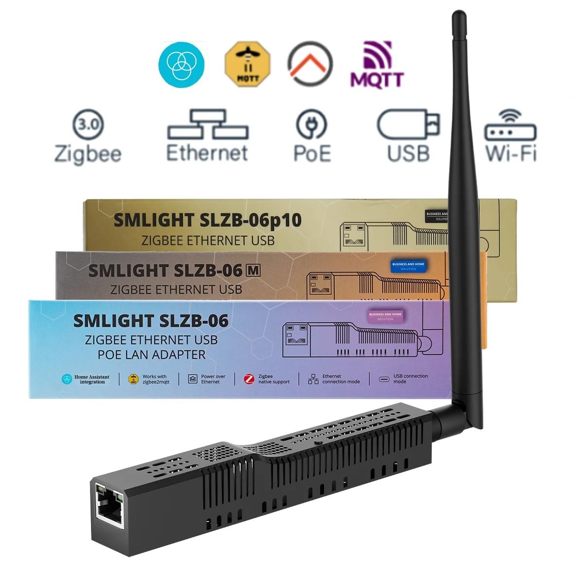 Zigbee to Ethernet WiFi USB Gateway with PoE Support for Sma | Inspire ...