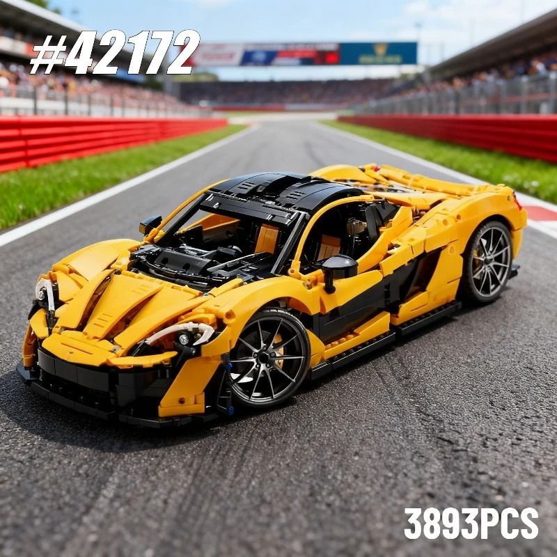 Super Racing Car Model Building Blocks 1 8 Scale 3893PCS Technical Assembly Set