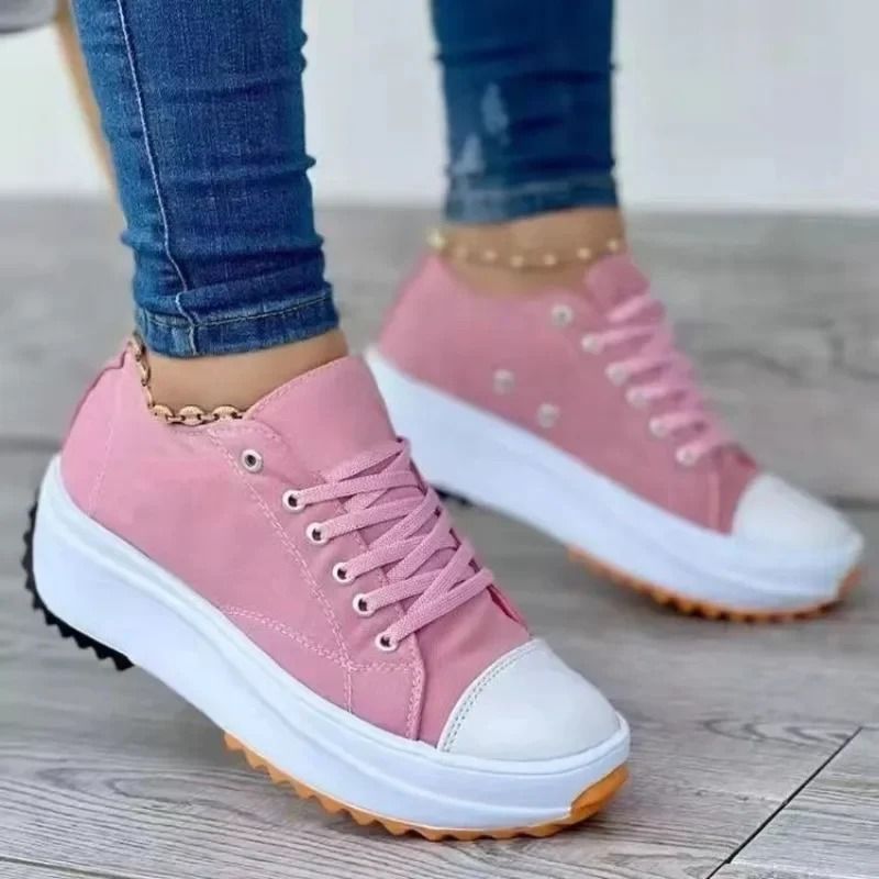 Womens Casual Canvas Shoes – Lightweight, Breathable, and Comfortable Everyday Flats