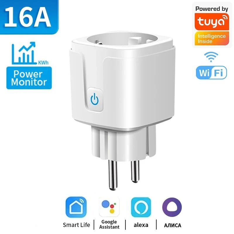 Smart WiFi Zigbee Plug with Power Monitoring