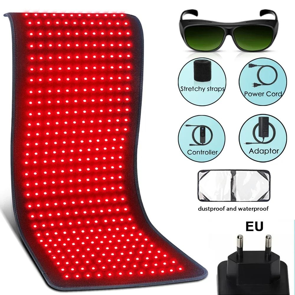 Red Light Therapy Heating Pad Infrared Pain Relief Device for Back Shoulder and Waist