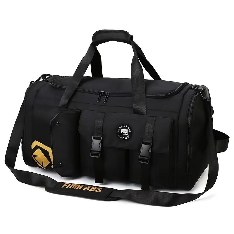 Large Capacity Travel and Gym Bag – Waterproof Duffel with Wet/Dry Separation and Shoe Compartment
