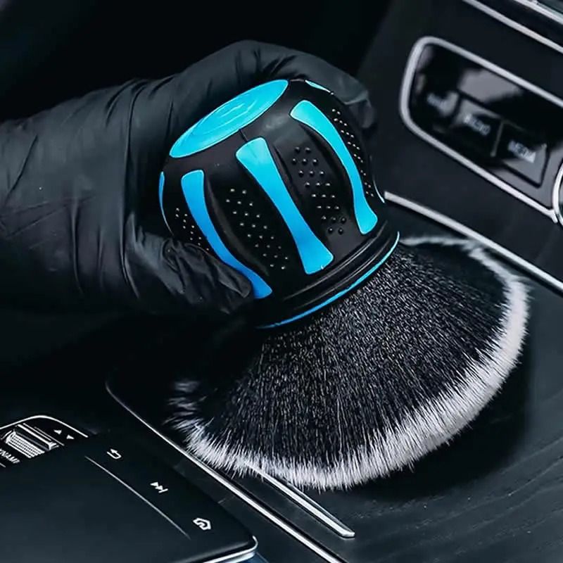 Soft Bristle Car Detailing Brush for Interior Dust Cleaning and Air Vent Maintenance