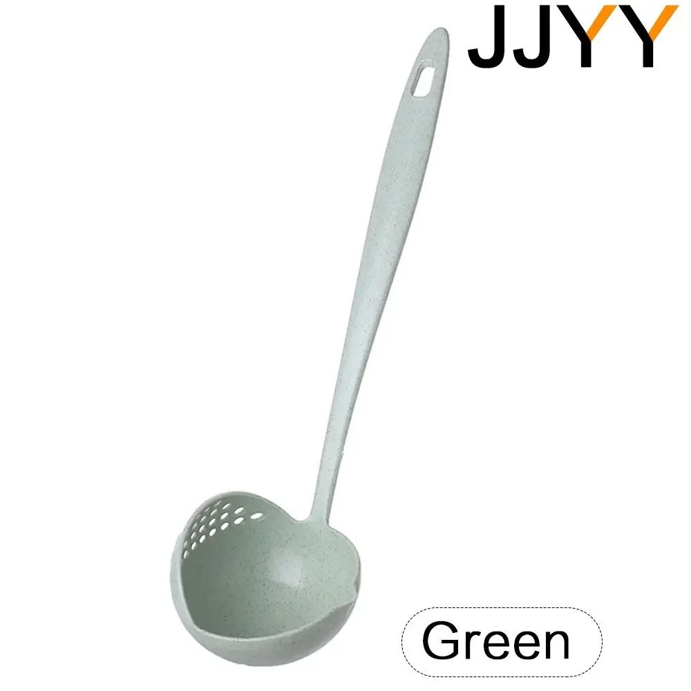 2-in-1 Long Handle Kitchen Spoon and Strainer for Soup and Hot Pot