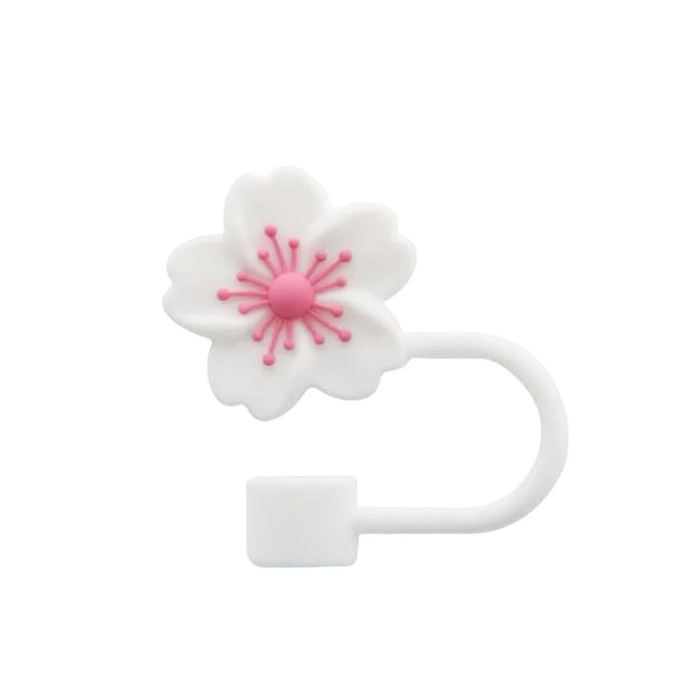Flower Design Silicone Straw Covers for Stanley Cups 30 Oz and 40 Oz