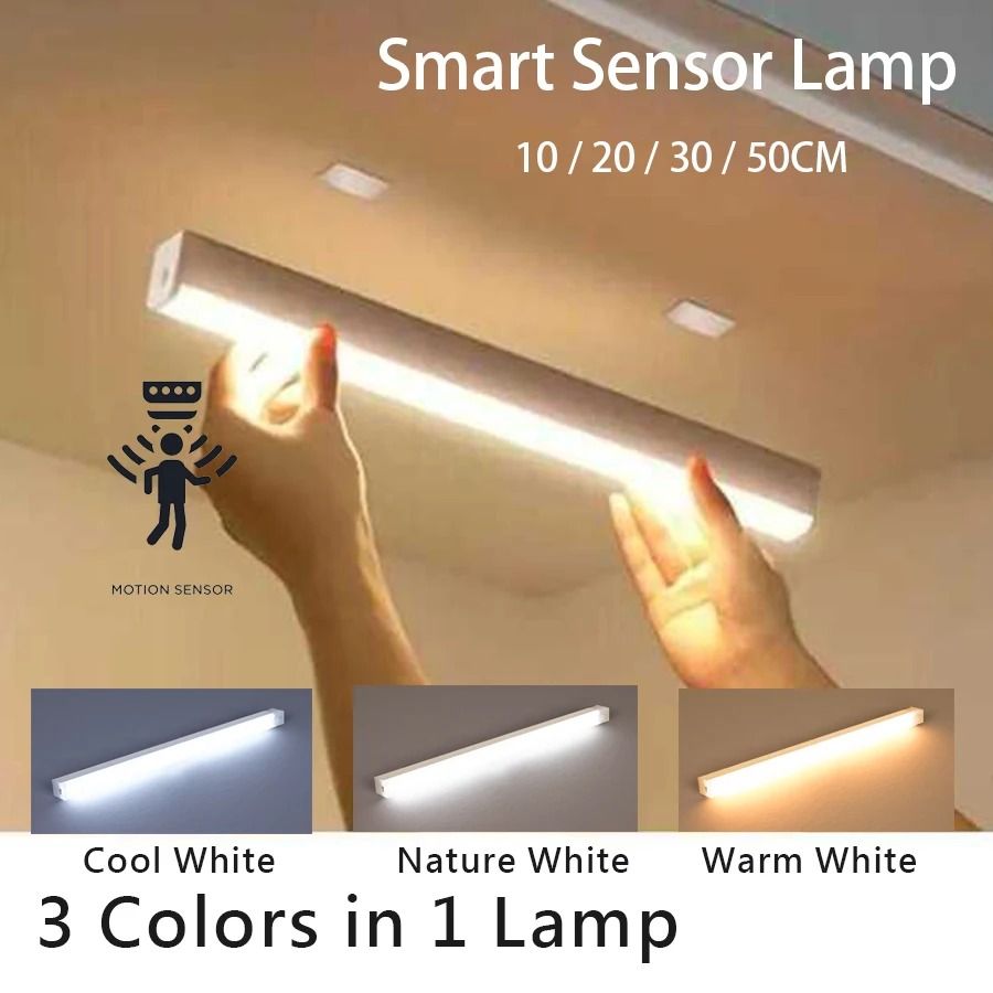 Wireless Rechargeable Motion Sensor LED Bar Light – Magnetic | Inspire ...