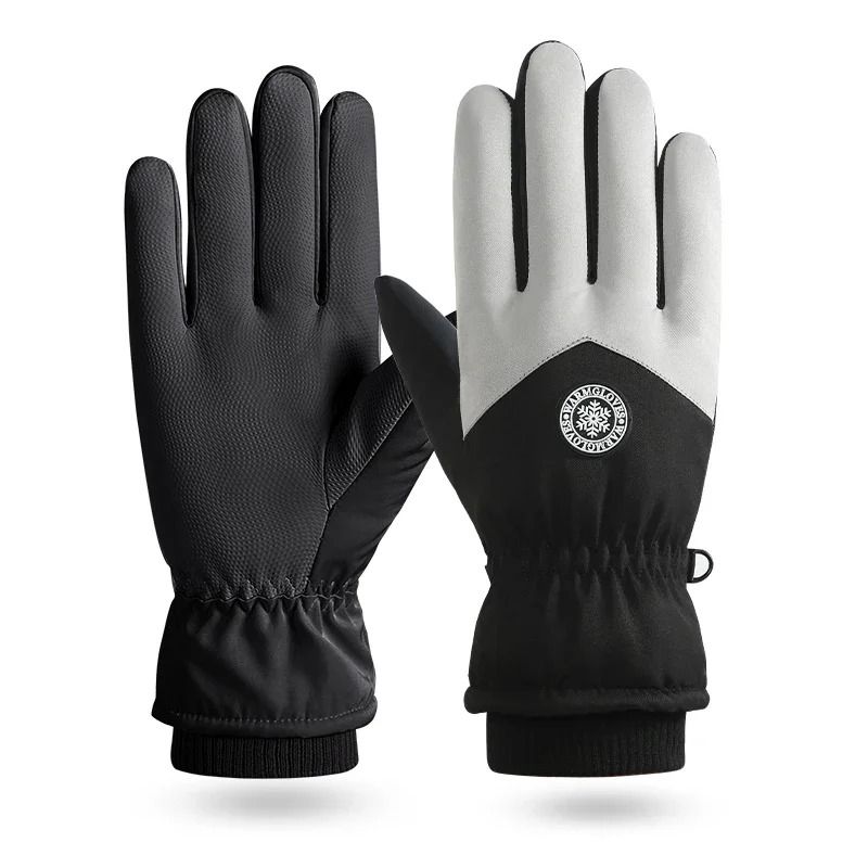 Winter Thermal Ski Gloves for Couples Touchscreen Waterproof Non Slip Snow Gloves