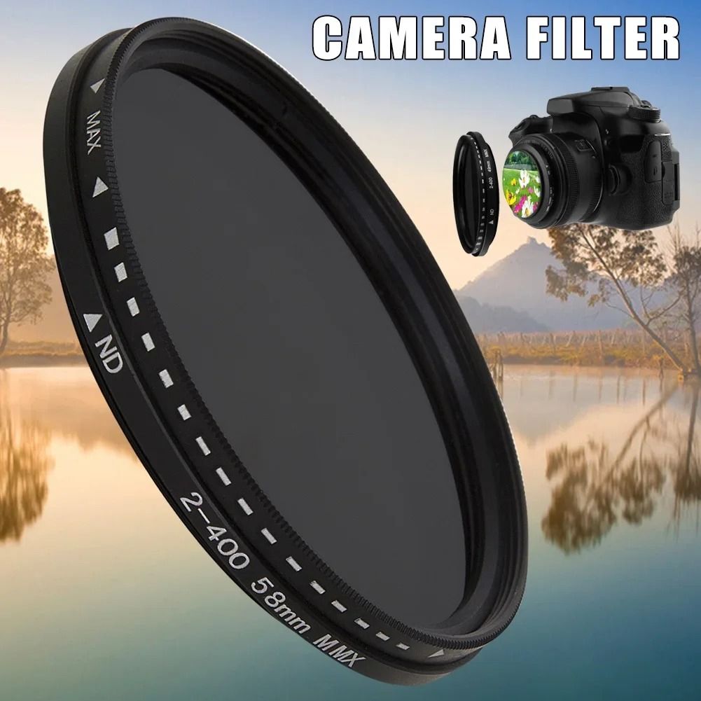 Variable ND Filter Adjustable ND2 to ND400 Neutral Density C | Inspire ...