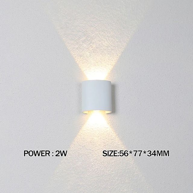 LED Wall Light Outdoor Waterproof Modern Indoor Lamp