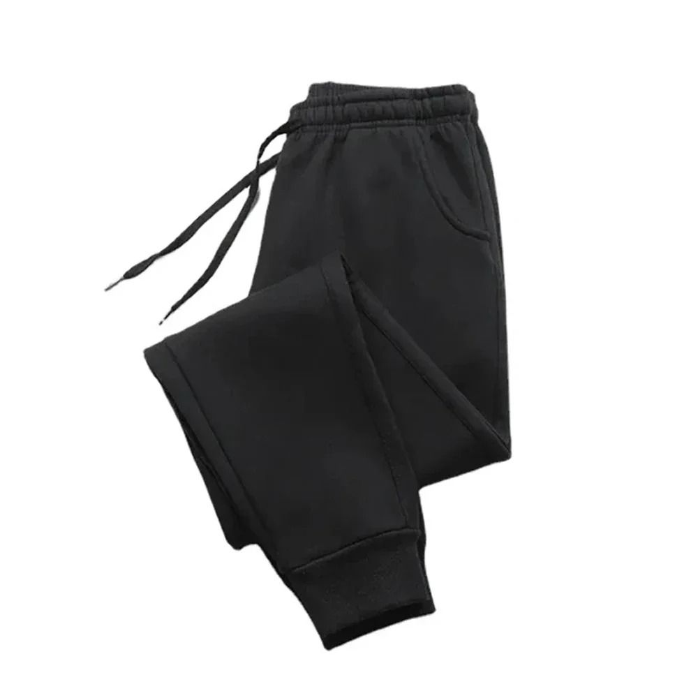 Mens Fleece Sweatpants Winter Joggers Soft Warm Workout Pants