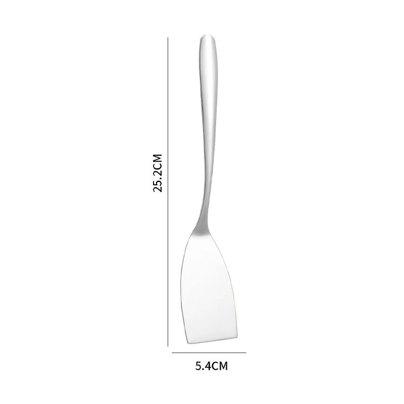 304 Stainless Steel Cooking Spatula Turner for Steak Pancake and BBQ