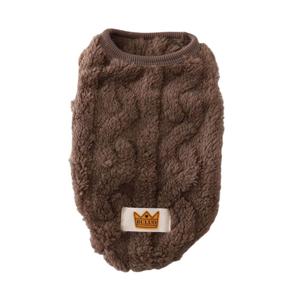 Double Sided Fleece Pet Sweater for Small and Medium Dogs and Cats