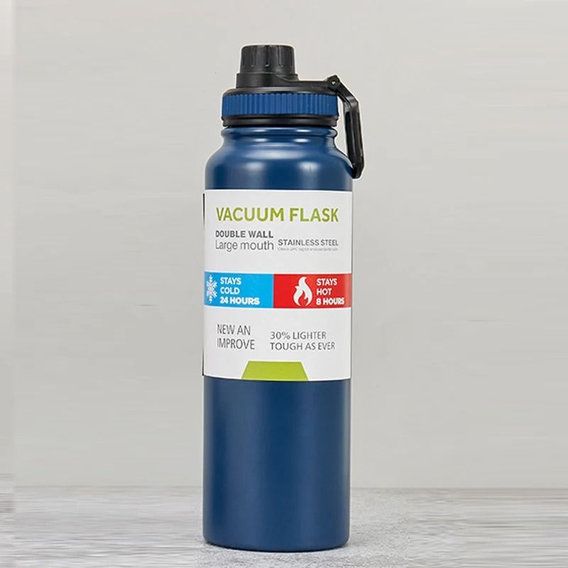 Large Capacity Stainless Steel Thermos Bottle for Hot and Cold Sports Drinks