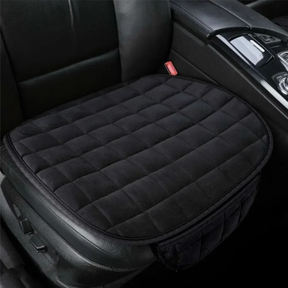 Winter Warm Car Seat Cushion Cover with Anti Slip Design and Breathable Comfort