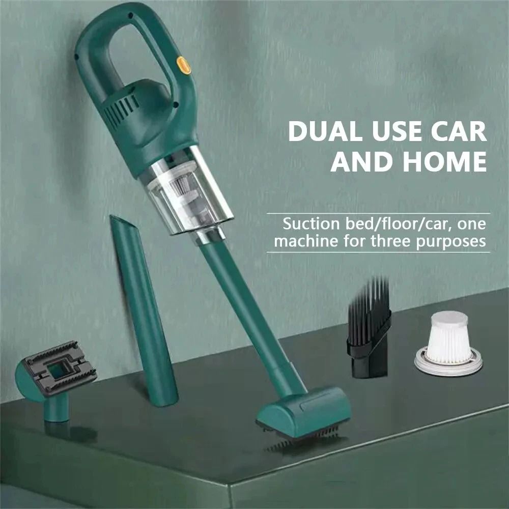 Cordless Mini Handheld Vacuum Cleaner with Type C Charging for Car, Sofa, and Pet Hair