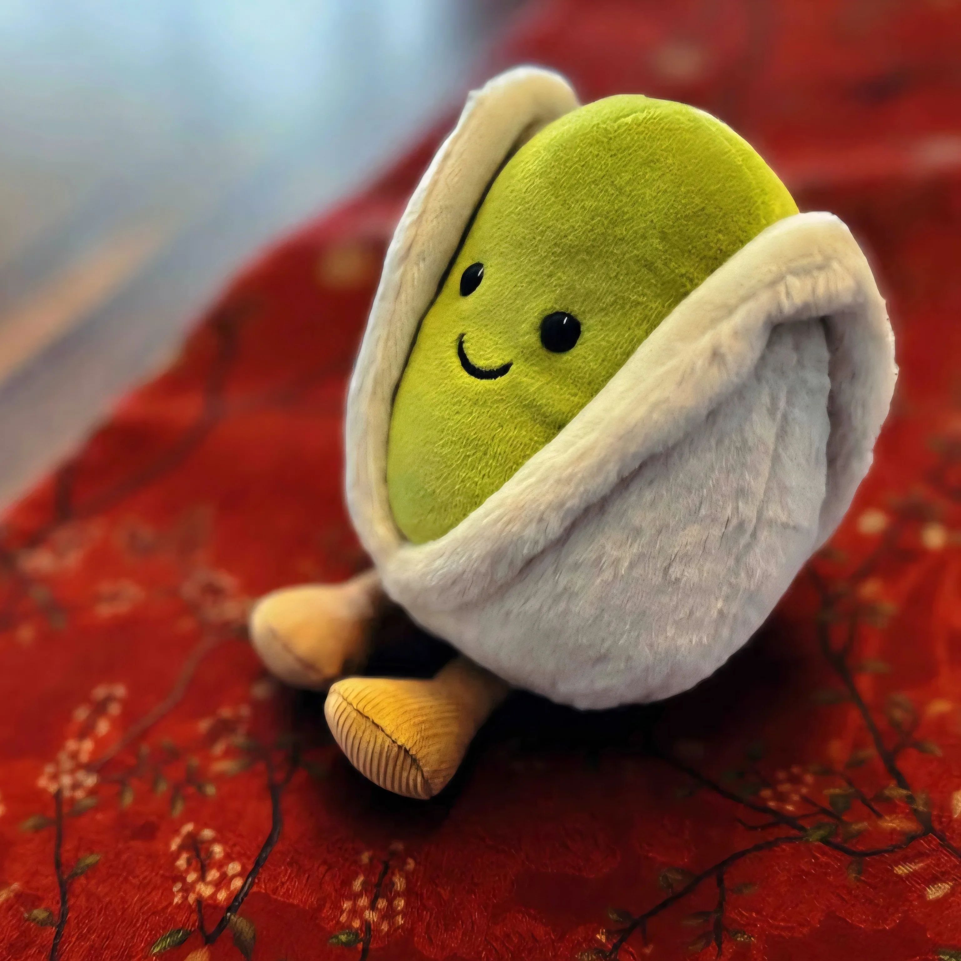 Stuffed Pistachio Plush Toy For Desk Decor, Gifting & Everyday Comfort