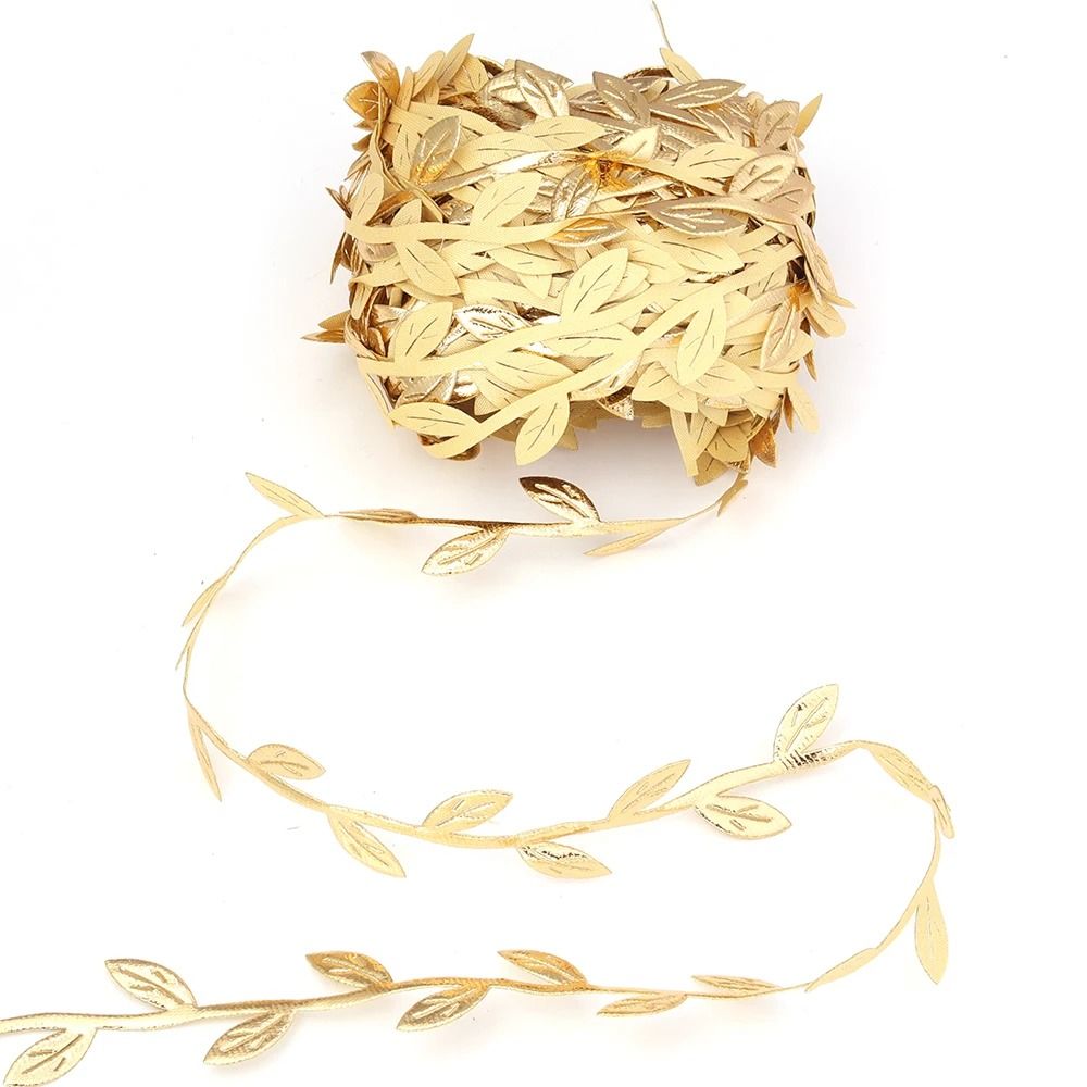Silk Leaf Vine Garland Artificial Green Leaves for Wedding Decor DIY Wreaths and Scrapbooking 5 to 20 Meter