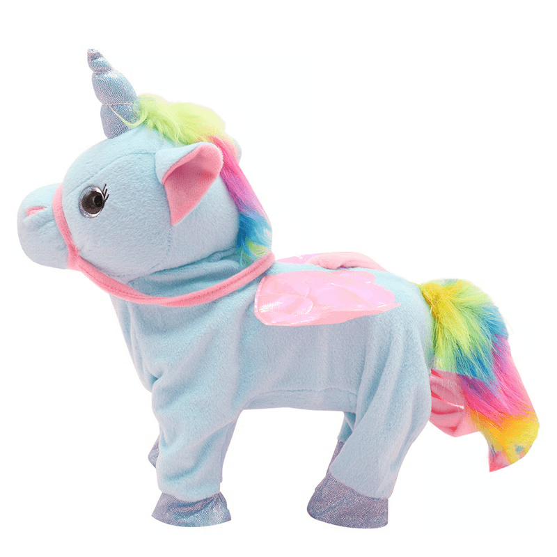 Interactive Walking & Singing Unicorn Plush Toy for Kids, Cuddly & Imaginative Fun