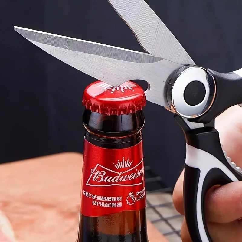 Heavy-Duty Multifunctional Stainless Steel Kitchen Scissors