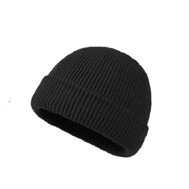 Knitted Hat for Men and Women Wool Fashion Simple Warm Skullies Winter Beanie Cap