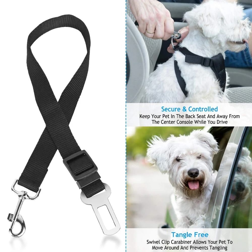 Universal Adjustable Nylon Pet Safety Seat Belt