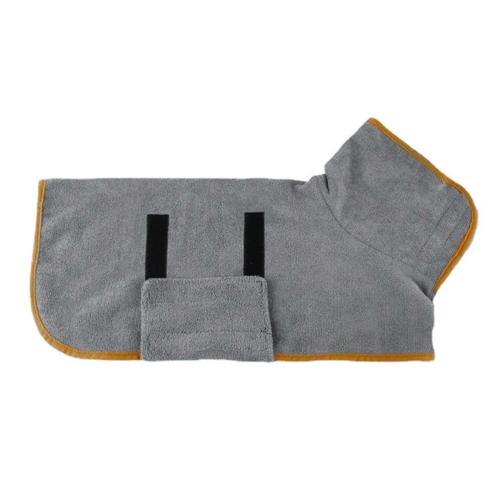 New Absorbent Pet Bathrobe Dog and Cat Bath Towel