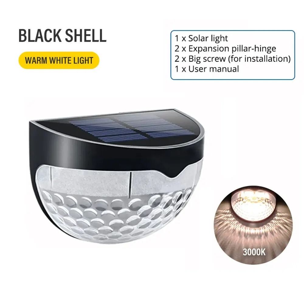 Solar LED Corrugated Fence and Wall Lights