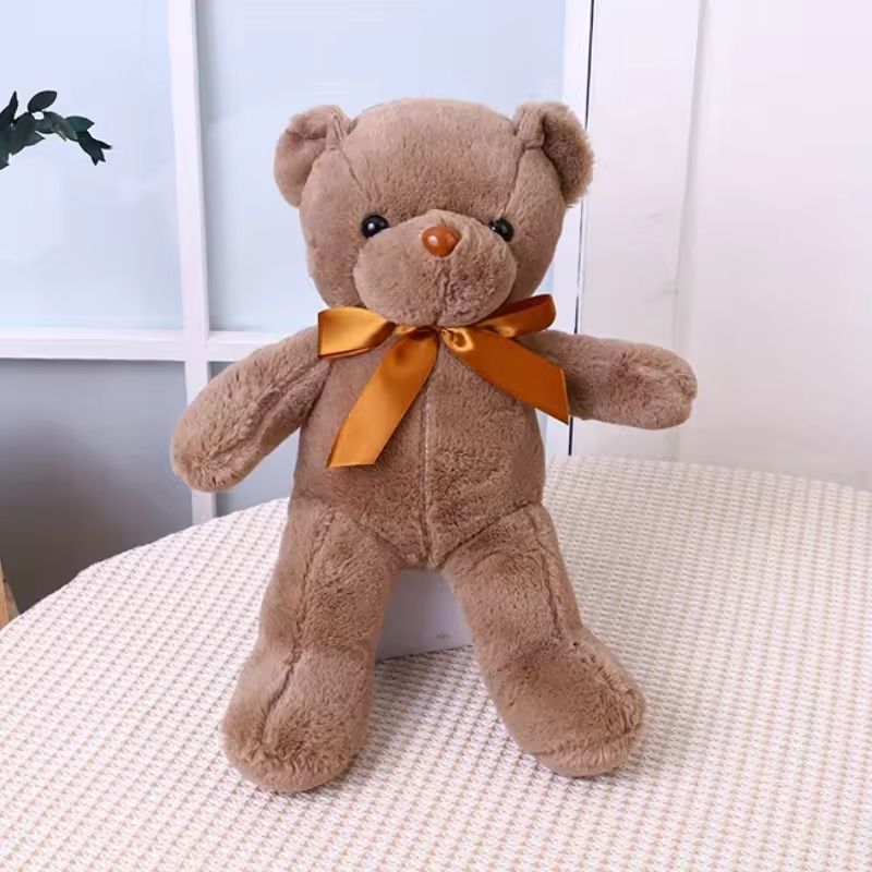 Charming Ribbon Teddy Bear – Premium Soft Plush Toy for Gifting & Decor