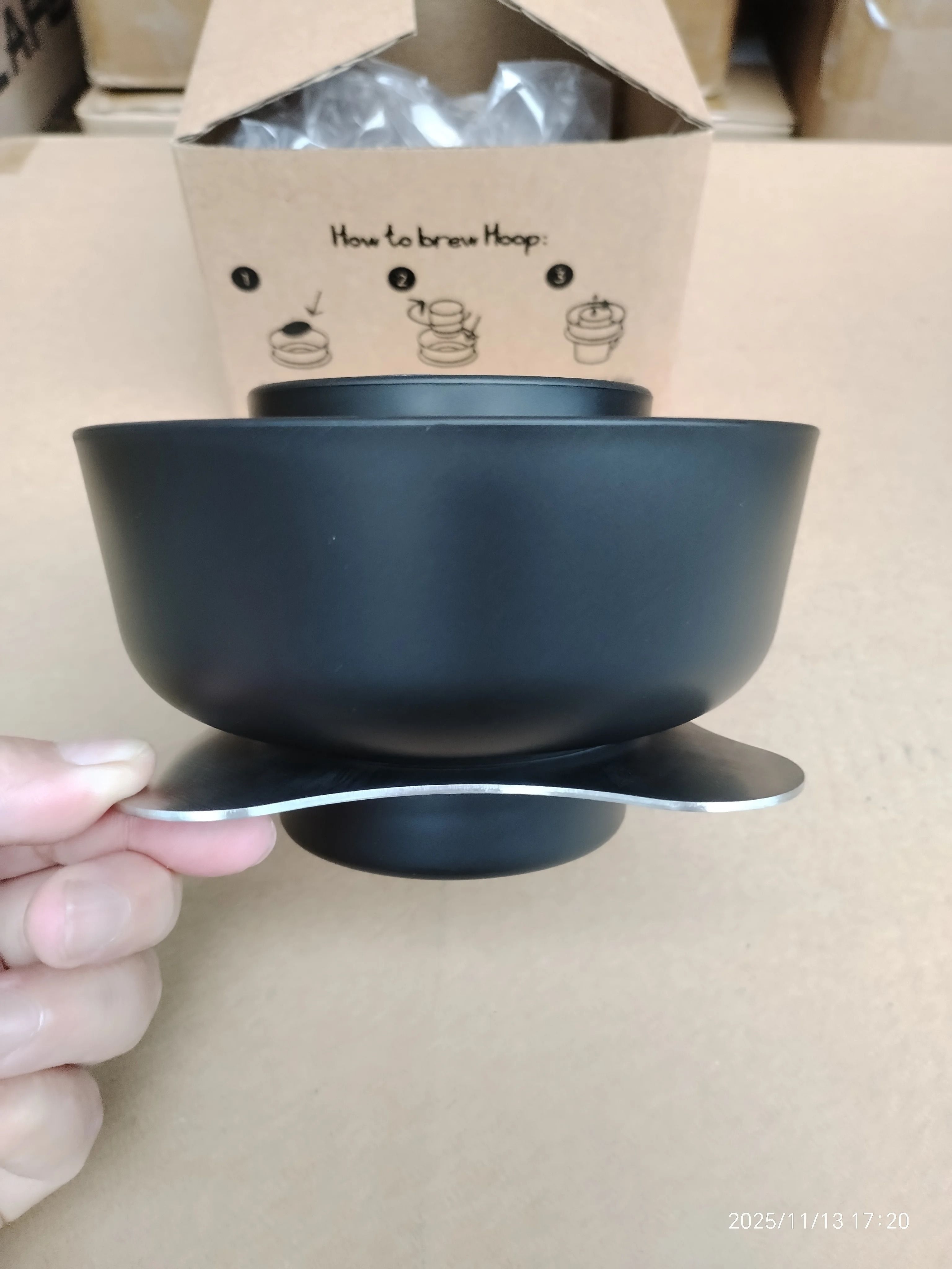 Coffee Brewer Cup - Detachable Espresso Filter with Replacement Papers