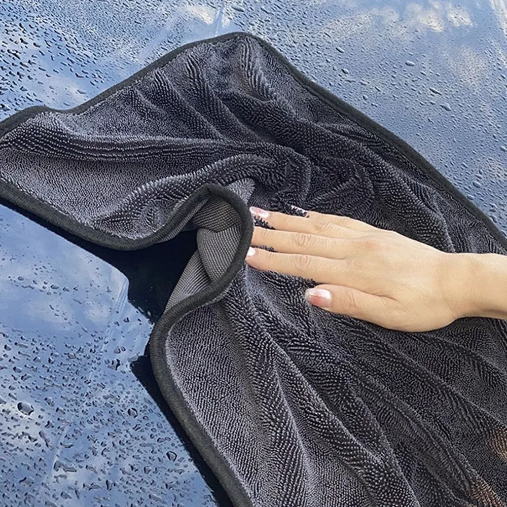 Shiny Bath Drying Towel - High-Absorbency Twist Pile Microfiber Cloth