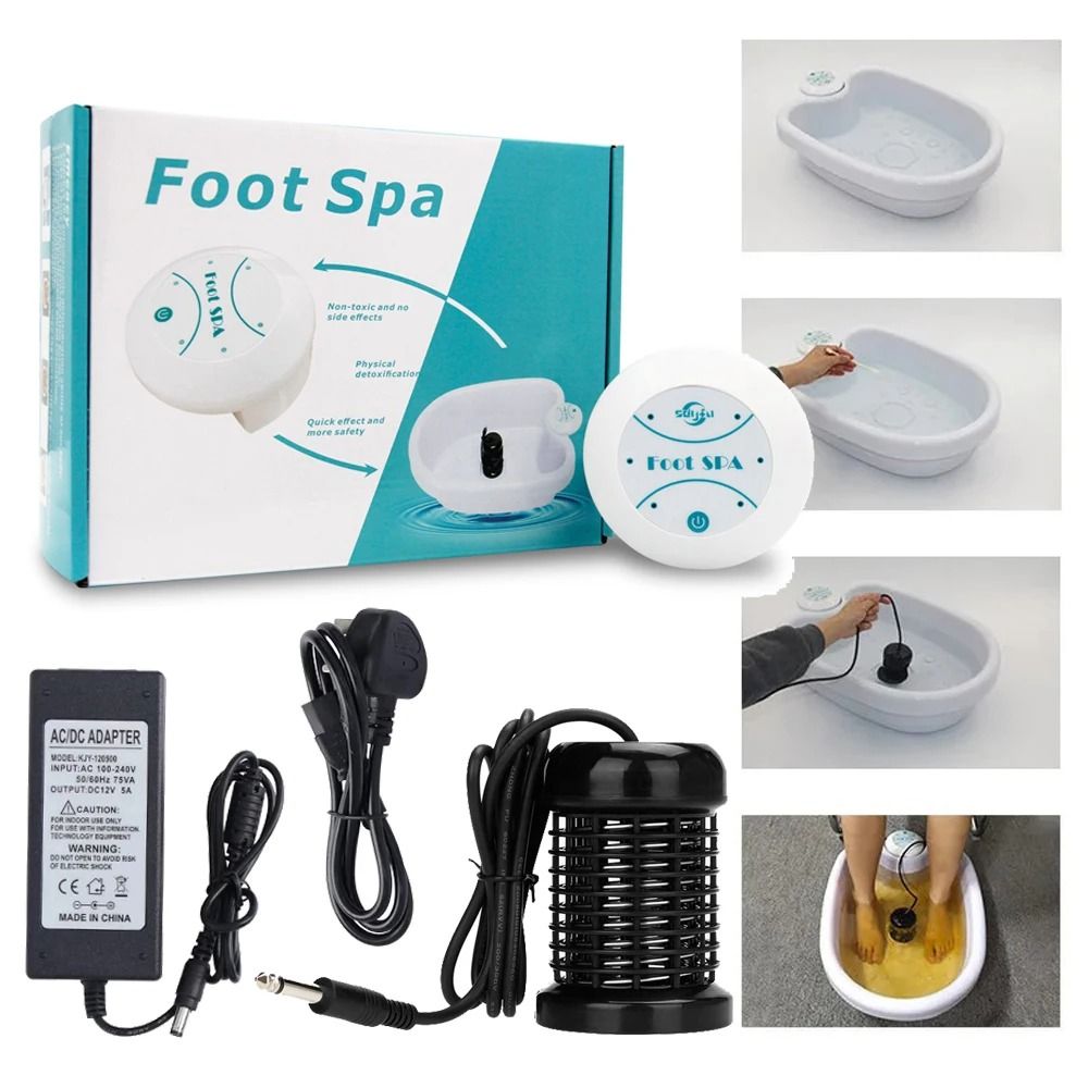 Ionic Detoxification Foot Spa Bath and Wellness System