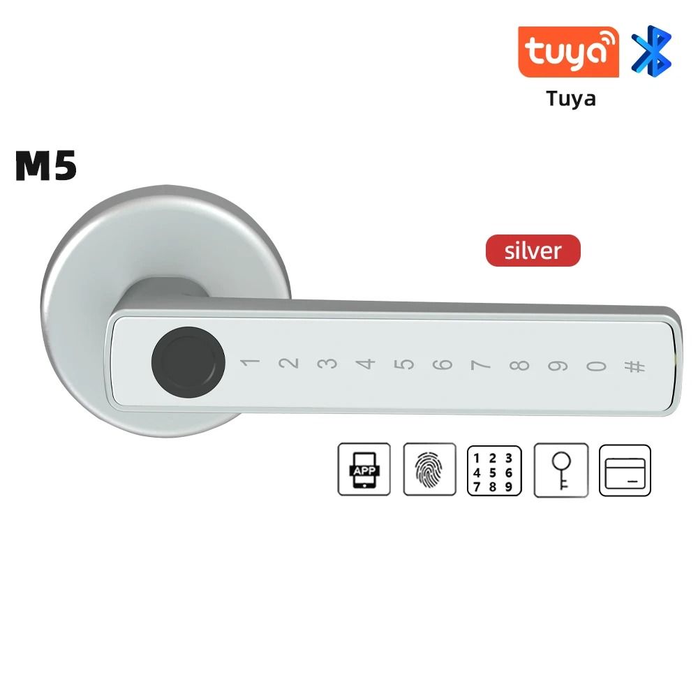 Tuya Smart Fingerprint Door Lock with Digital Keypad and App Access