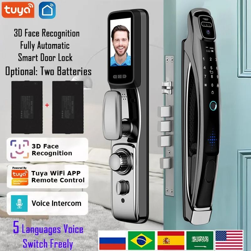 Face Recognition Smart Door Lock with Video Intercom | Inspire Uplift