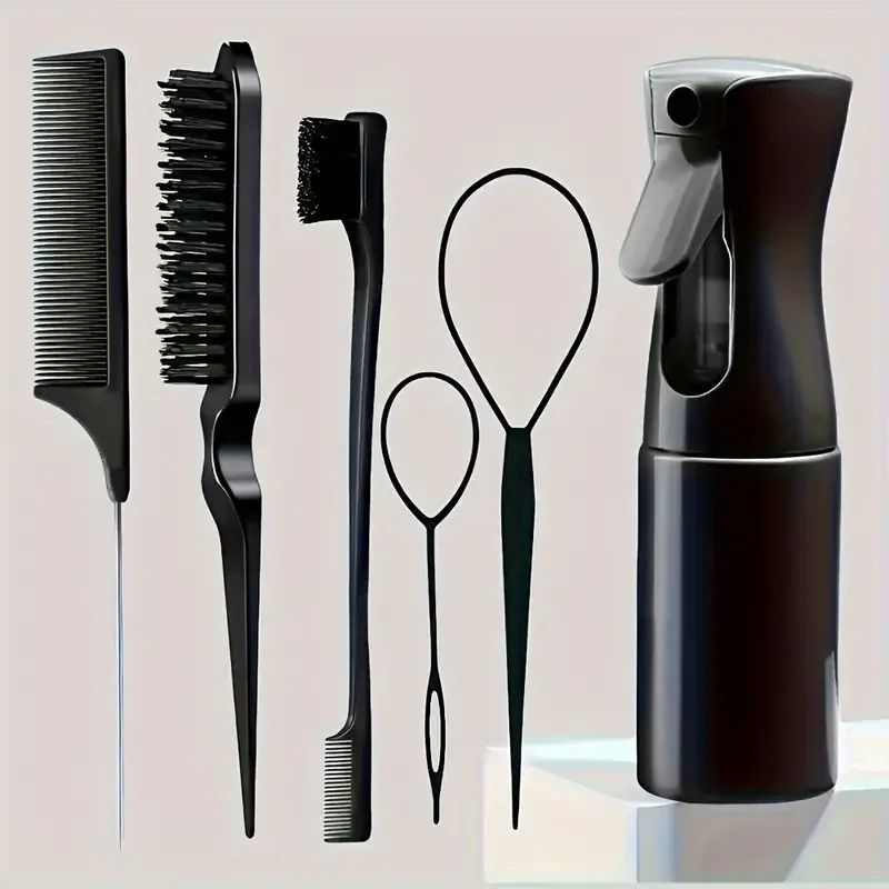 Professional 6-Piece Hair Styling and Braiding Set