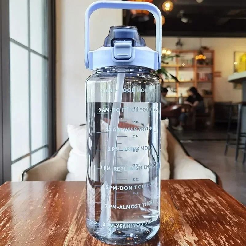 64 oz Motivational Time Marker Water Bottle