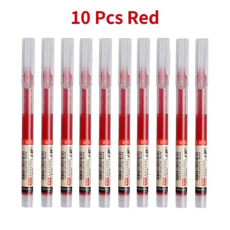 10-Piece Quick-Drying Precision Gel Pen Set