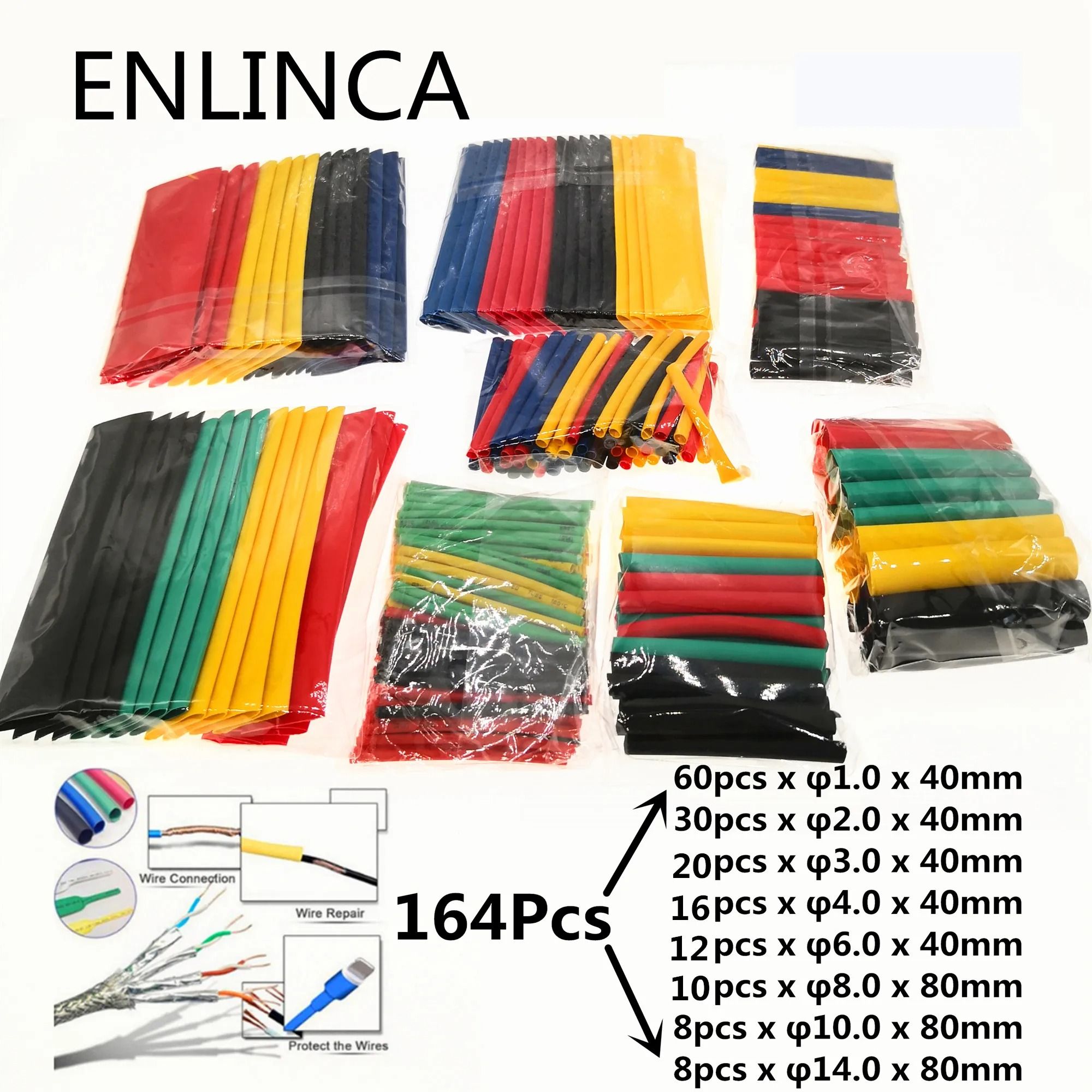 Professional Heat-Shrink Tubing Insulation Kit