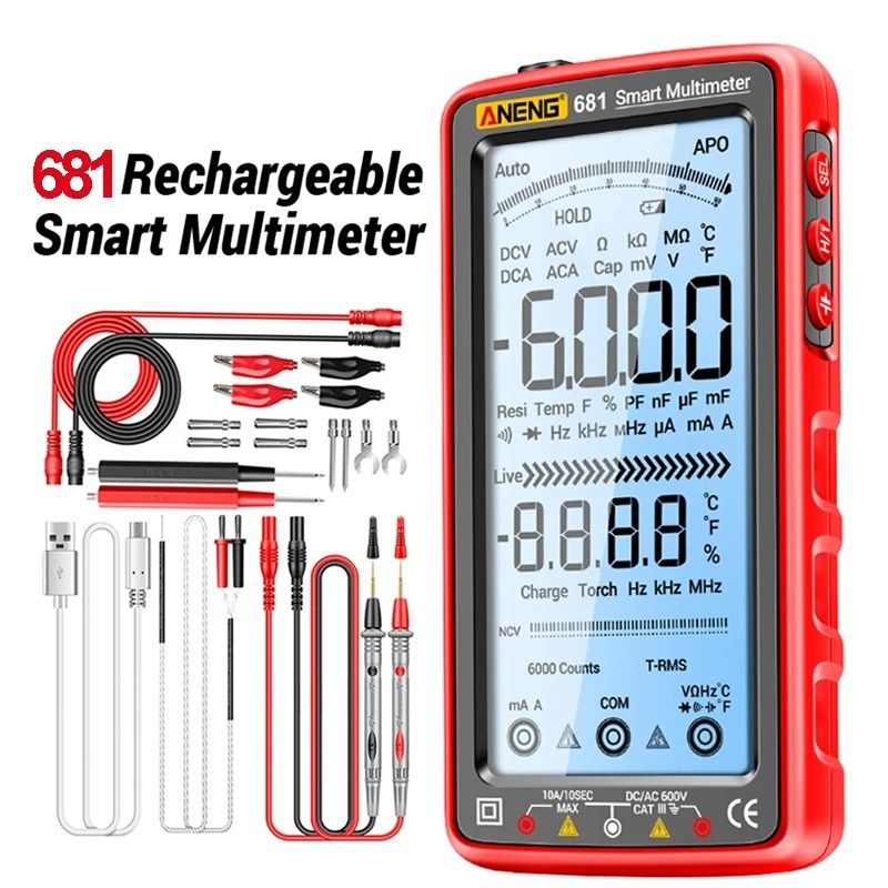 Inflatable Multimeter Professional Ultra-Slim Rechargeable Digital Multimeter | Inspire Uplift