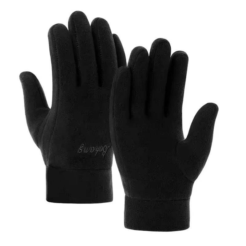 Mens & Womens Thicken Thermal Winter Gloves – Windproof Fleece Skiing & Cycling Mittens