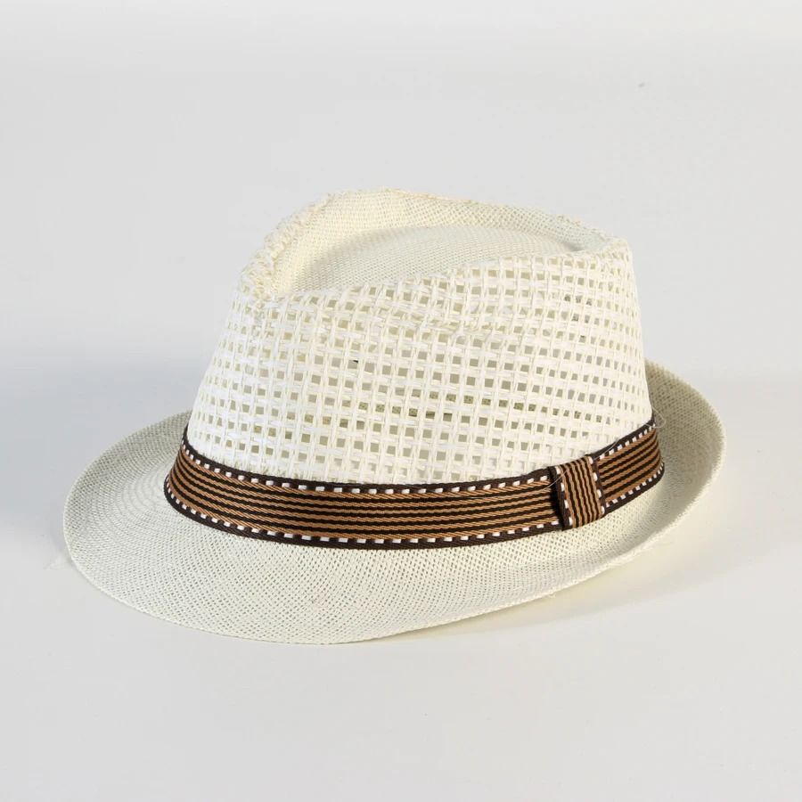 Classic Breathable Panama Straw Sun Hat for Men
