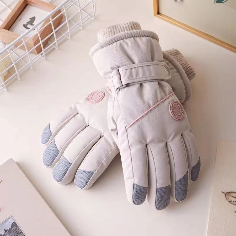 Thermal Velvet Insulated Windproof Winter Ski Gloves