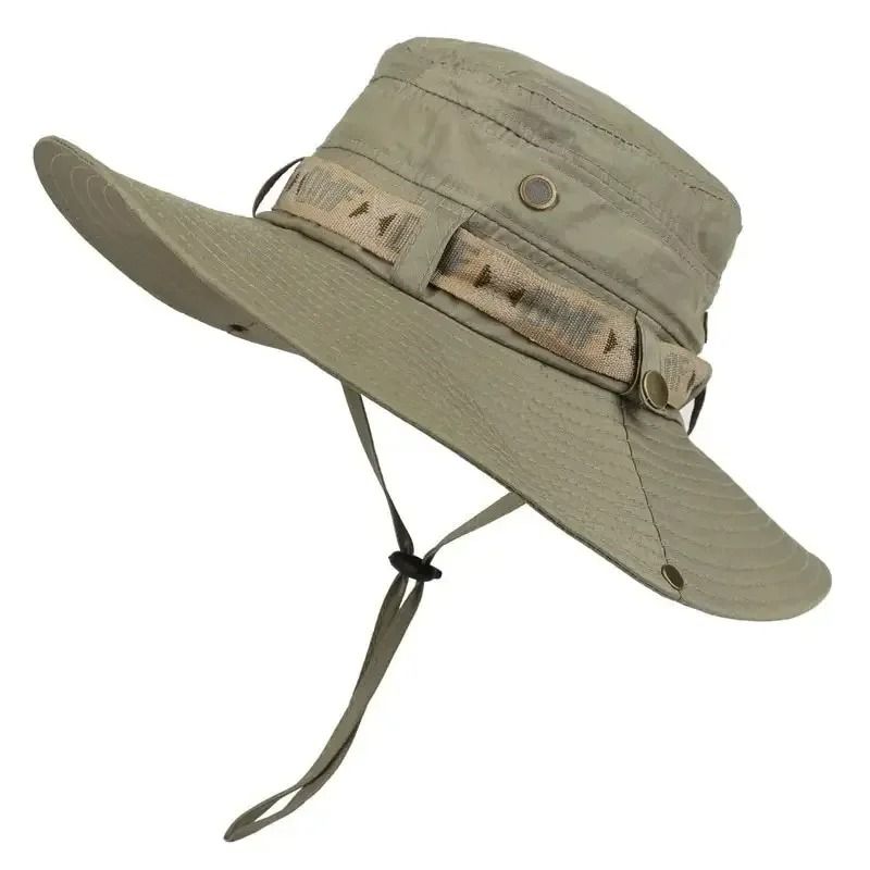 Wide-Brim Outdoor Panama Safari Hat